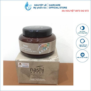 Hấp dầu phục hồi tái tạo cấu trúc tóc Nashi Argan Mask Ý 500ml - chính hãng