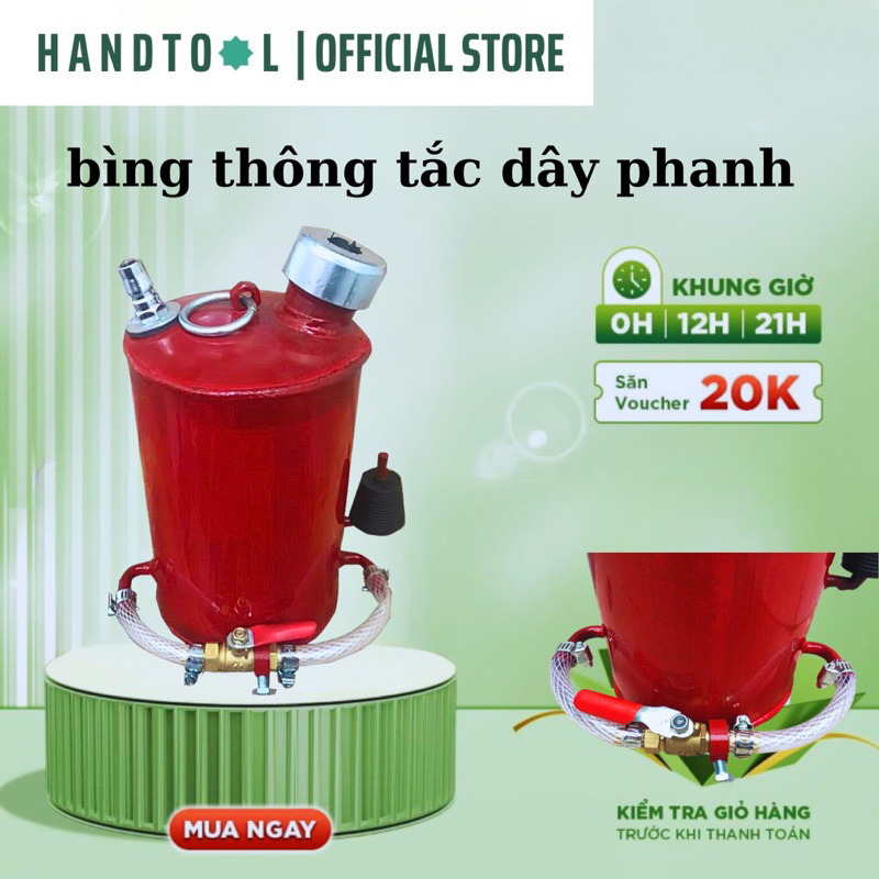 Bình thông tắc dây phanh HANDTOOL xe máy|Dụng cụ sửa xe máy cao cấp
