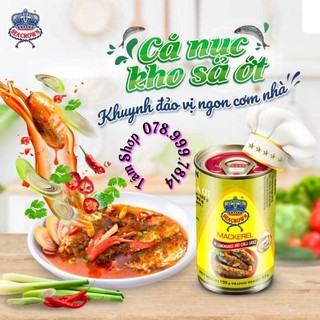 LỐC 𝟱 LON CÁ NỤC KHO SẢ ỚT 𝐒𝐄𝐀𝐂𝐑𝐎𝐖𝐍 (HỘP 𝟭𝟱𝟱𝙂) - 𝙏𝙃𝘼𝙄𝙇𝘼𝙉𝘿