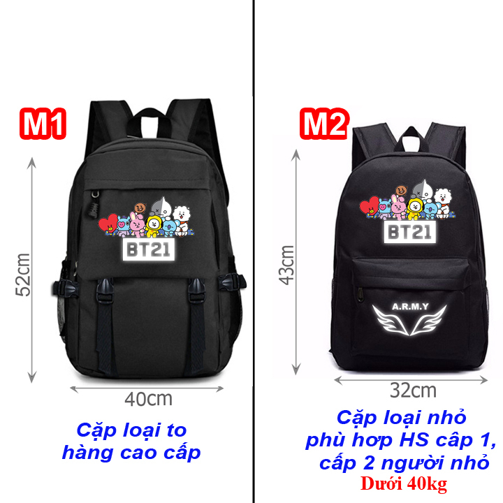 cặp balo di học BT