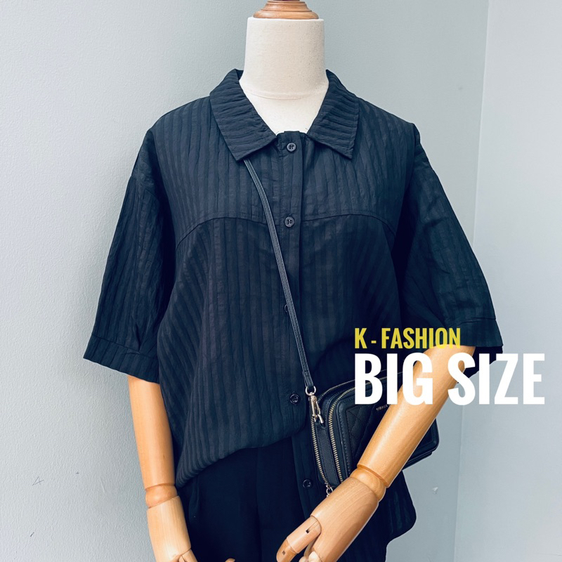 ÁO SƠ MI NỮ CÔNG SỞ ĐI LÀM ĐI CHƠI , BIG SIZE, vải mát ít nhăn ( có 2 màu hồng và đen)