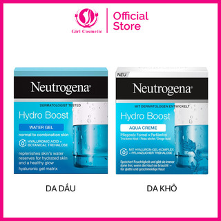 Kem dưỡng ẩm Neutrogena Hydro Boost Aqua Gel/Aqua Cream