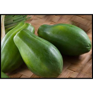 đu đủ xanh thái lát sấy khô ( gói 100g)