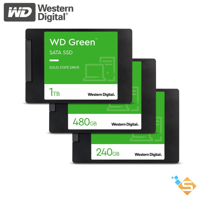Ổ cứng SSD WD Green 480GB 240GB SATA III 6Gb/s) 2.5 inch tốc độ đọc tới 545MB/s - Bảo hành chính hãng 3 năm