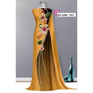 Vải lụa tơ nhật co giãn mềm mại sang trọng chỉ từ 66k 1mảnh vải may áo dài.