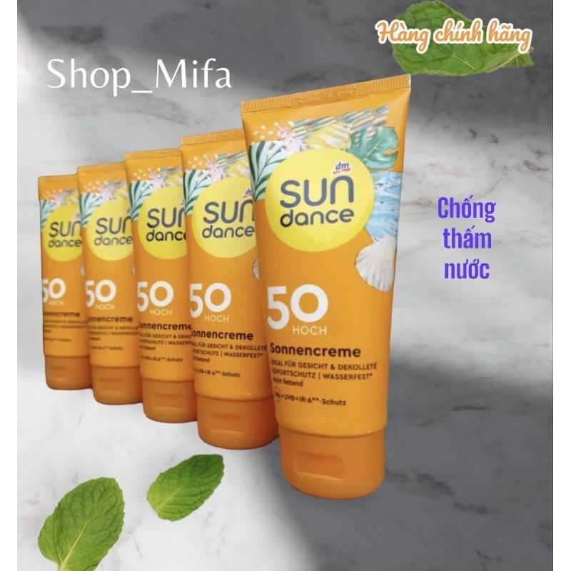 KEM CHỐNG NẮNG SUNDANCE SPF 50 thần thánh nhập khẩu ĐỨC