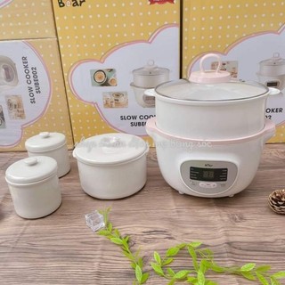 xửng hấp nồi nấu cháo chậm bear 1,6l