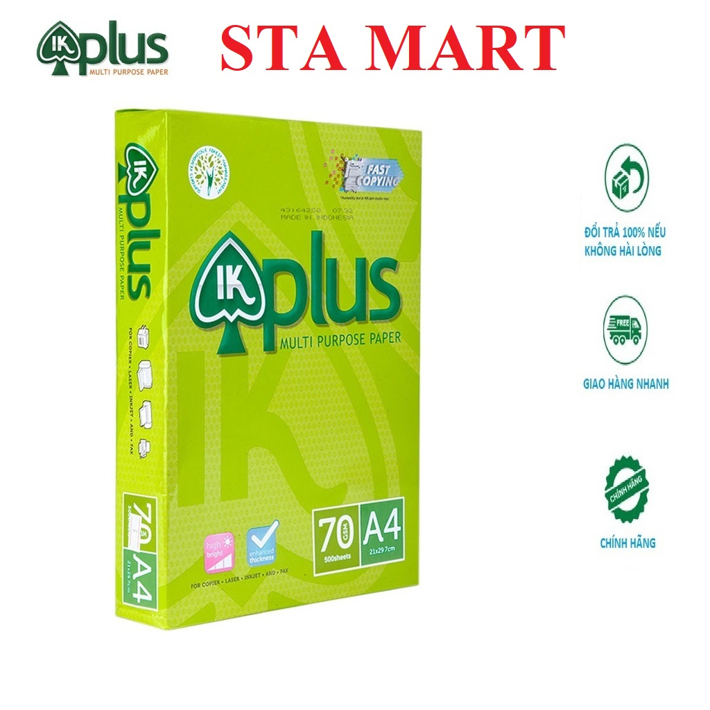 Giấy In / Giấy Photo A4/A5 IK Plus DL 70gsm
