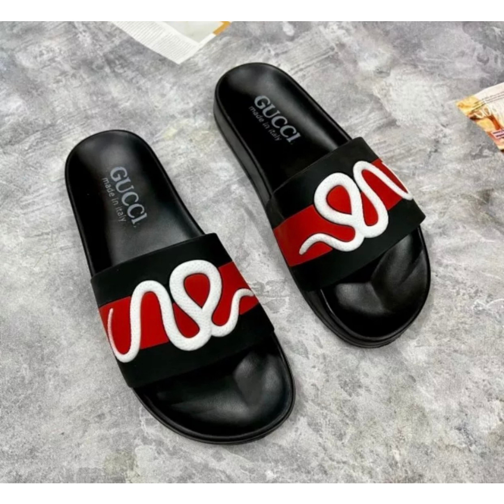 Dép Nam Nữ Guccl rắn , Dép quai ngang nam hottrend mùa hè 2023.,