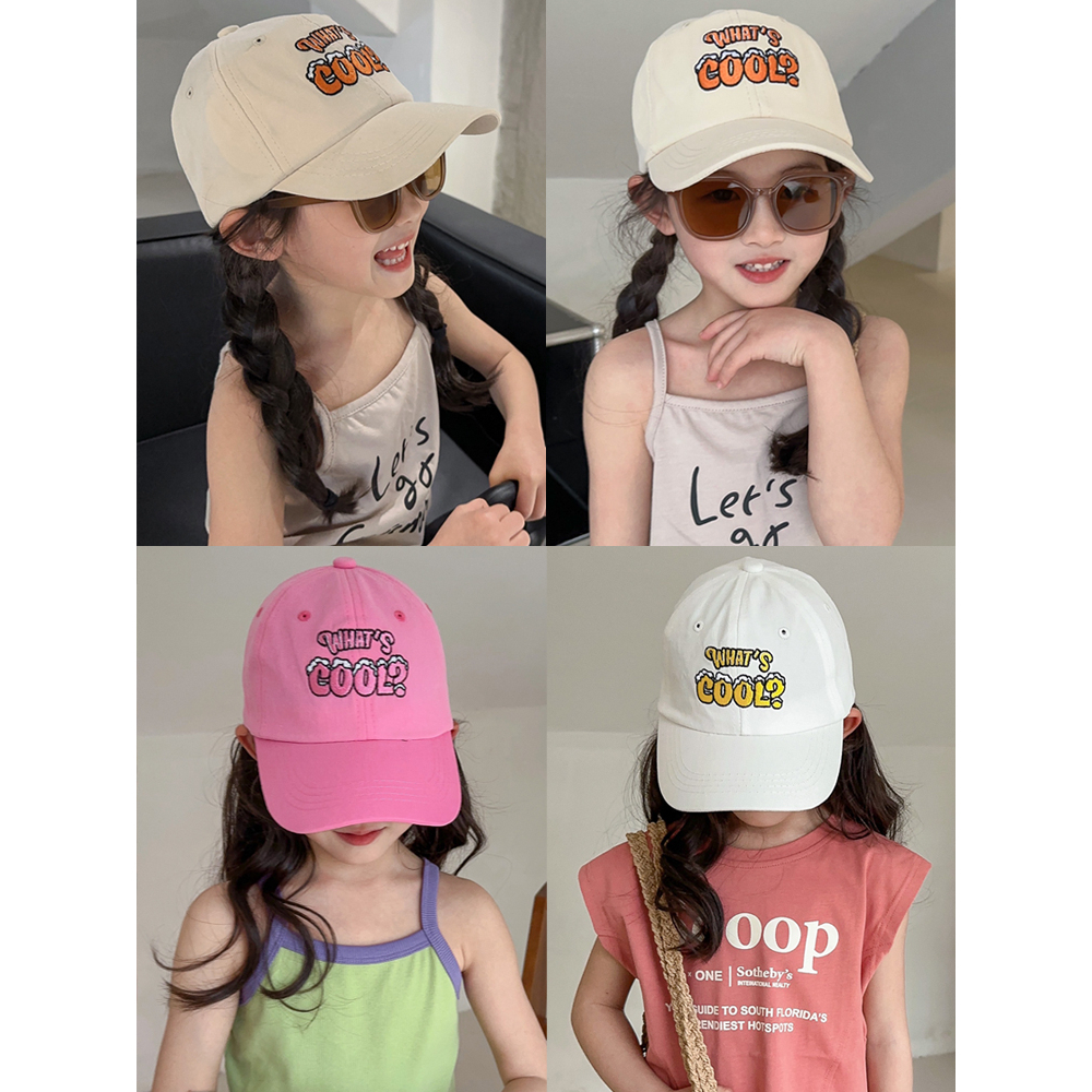 HMH® Mũ bóng chày trẻ em thời trang phong cách Hàn Quốc xuân hè với chữ cái và mẫu mã đẹp mắt