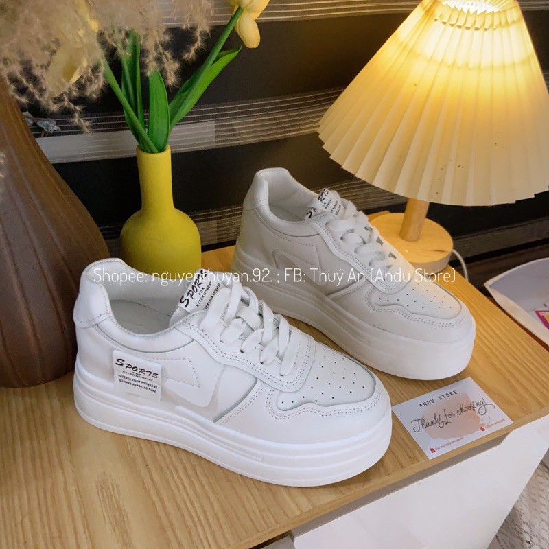 Giày thể thao độn đế 8cm