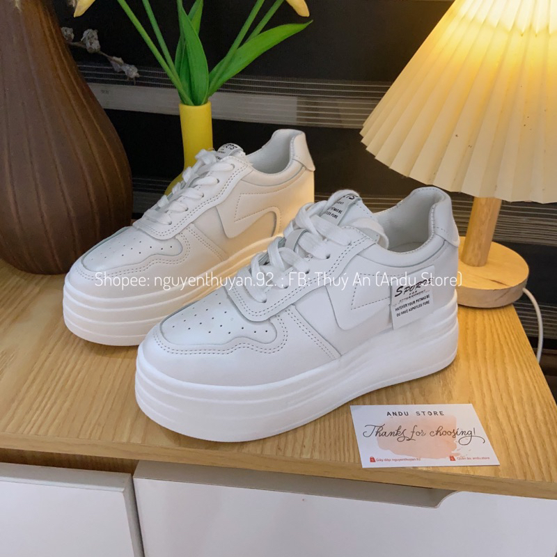 Giày thể thao độn đế 8cm