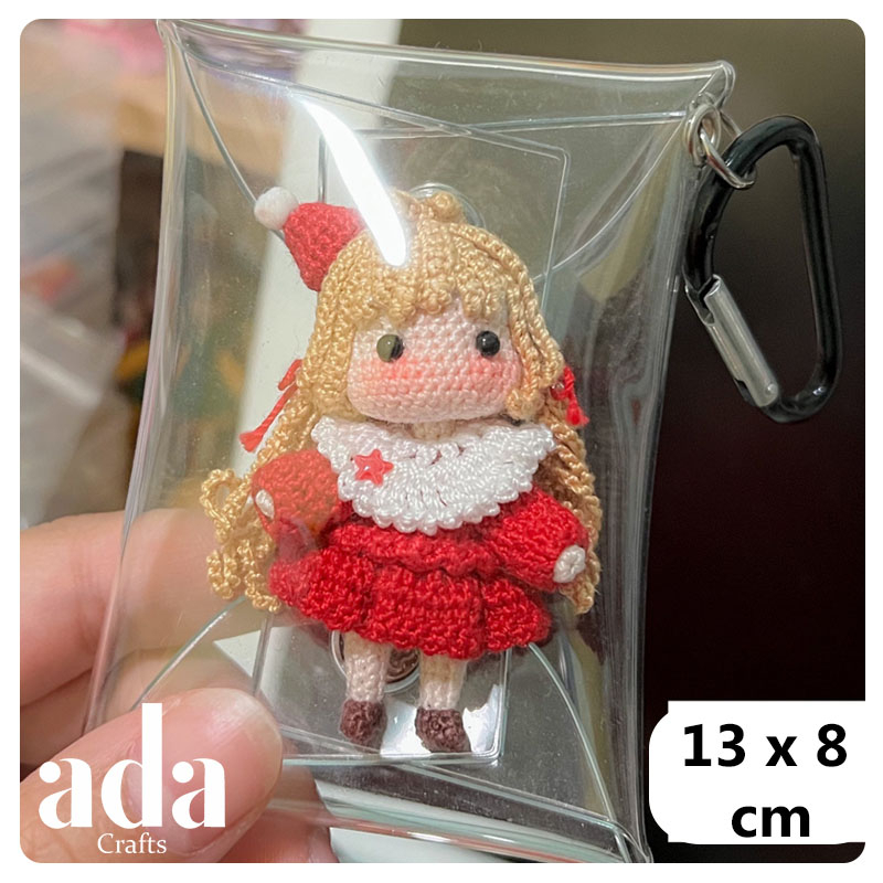 Túi Nhựa Đựng Búp Bê Doll Trong Suốt Có Khóa Treo - ada.crafts