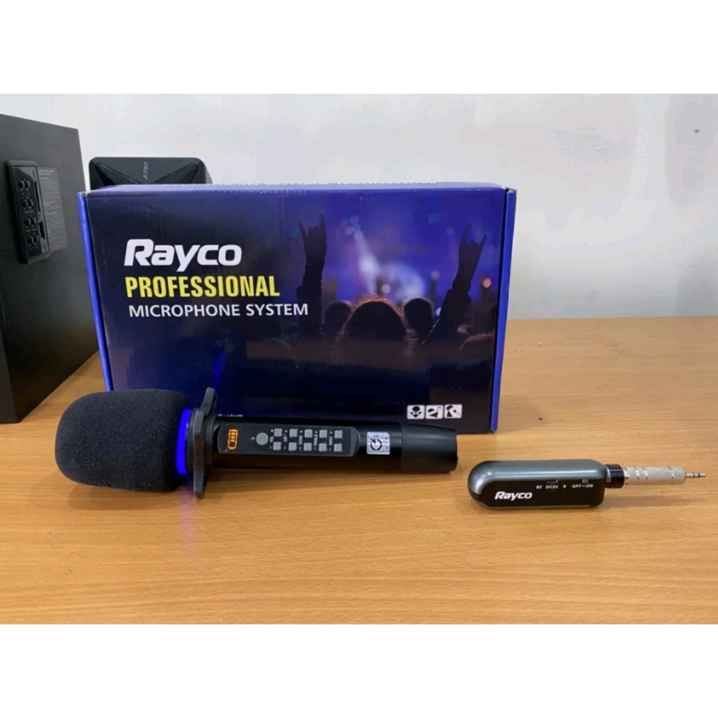 MICRO ĐA NĂNG, BỘ 1 Micro RAYCO S311B WIRELESS, Triệt Tiếng Hú, Bắt Sóng Xa Lên Đến 50m, Hút Âm Cực Tốt, Chất Tiếng Sáng