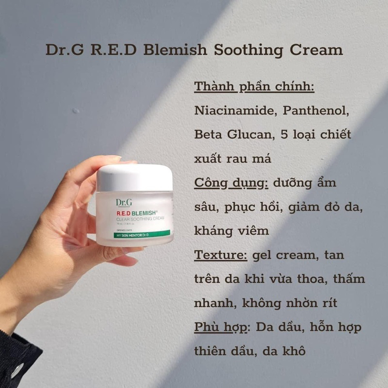 Kem Dưỡng Ẩm Dr.G Date 3/2024
