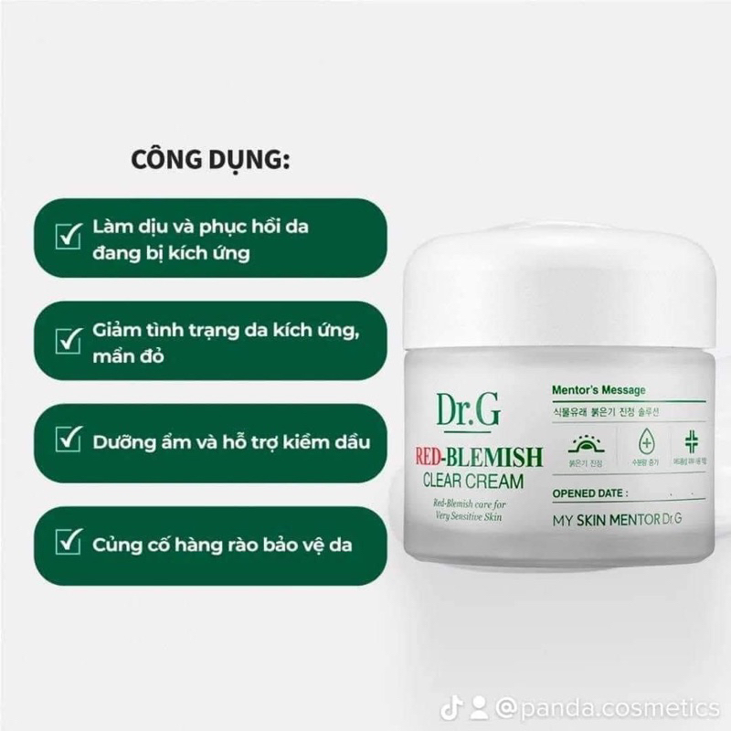 Kem Dưỡng Ẩm Dr.G Date 3/2024