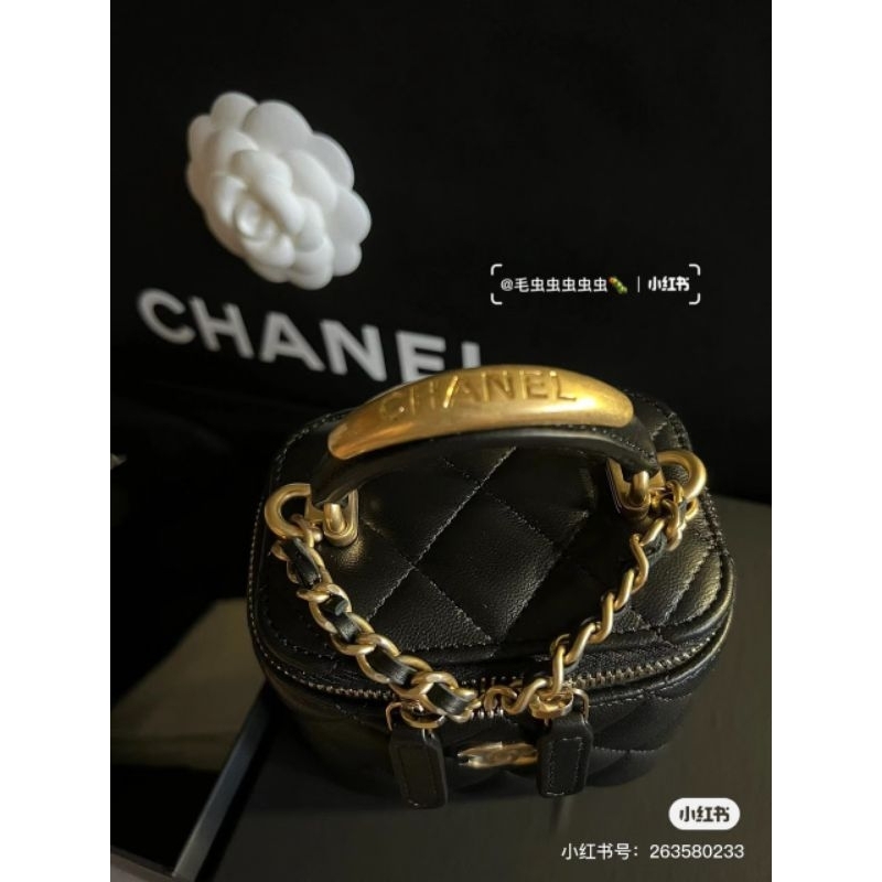 Túi xách nữ C.N mini quai xách kim loại siêu xinh da thật 100% sz10.5cm phom đẹp phụ kiện chuẩn