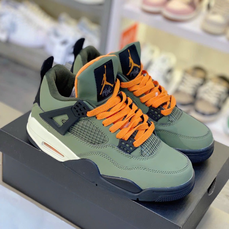 Giày sneaker j4 rêu cam