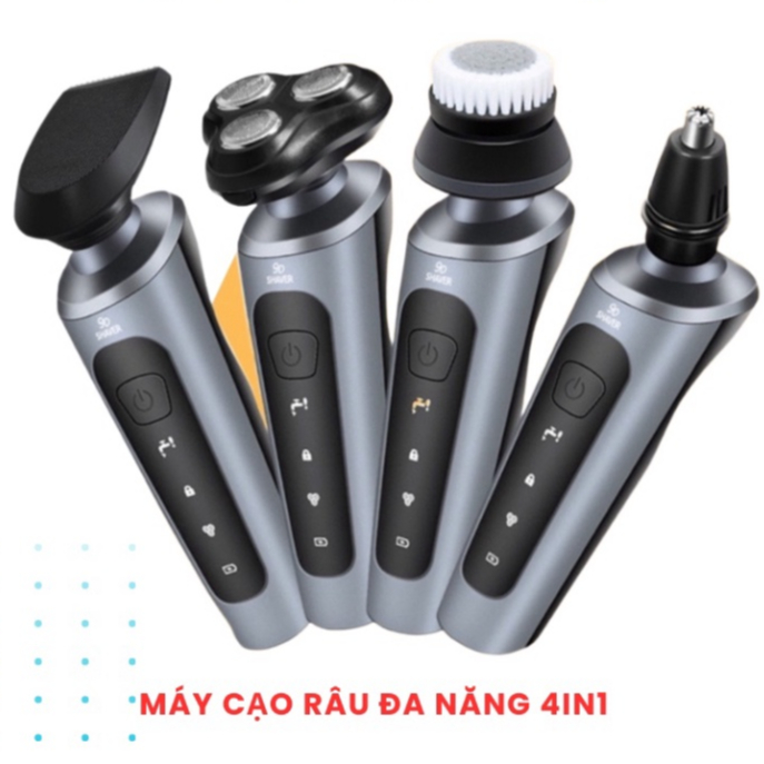 Máy cạo râu đa năng 4 trong 1 chống nước chuẩn IPX7 hàng cao cấp chính hãng dành cho nam
