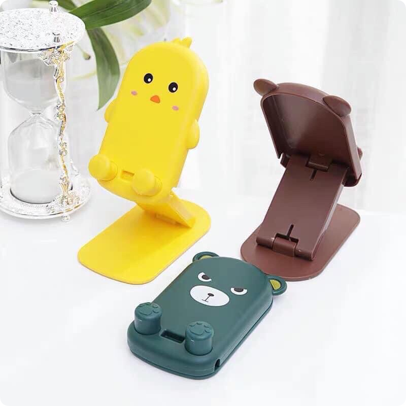 Giá Đỡ Điện Thoại Hình Thú Cute, Kệ Để Điện Thoại, Xem Phim Gấp Gọn