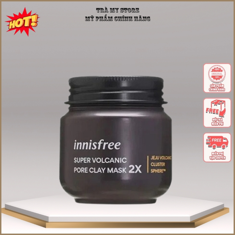 Mặt Nạ Tro Núi Lửa Innisfree Super Volcanic Pore Clay Mask 2X