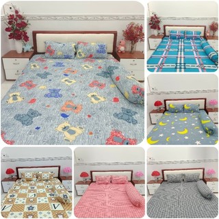 Bộ Ga thun hàn quốc 4 món nhiều mẫu