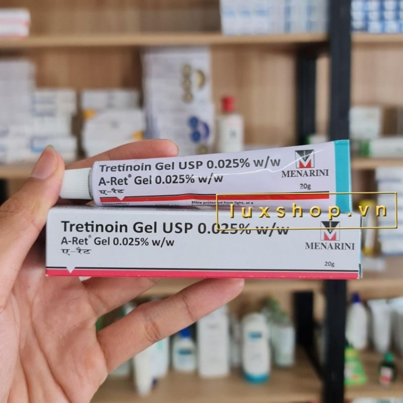 (10/2023) Tretinoin USP Aret Ấn 0.025% giảm mụn giảm thâm sẹo và trẻ đẹp da - PN100107