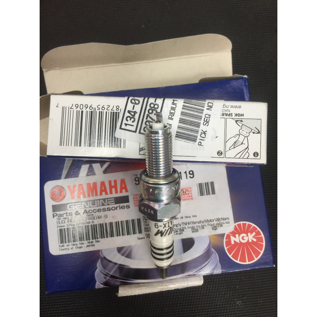 Bugi NGK Iridium CPR8EAIX-9 Made in Japan - Bugi Dùng Cho Rất Nhiều Loại Xe Yamaha, chính hãng yamaha