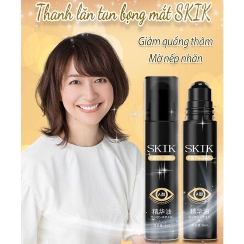 Thanh lăn tan bọng mắt SKIK - giảm thâm quầng mắt, dưỡng da vùng mắt, giảm nếp nhăn, chân chim