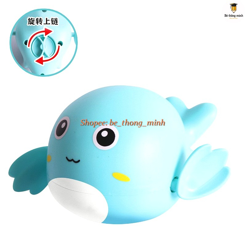 Đồ chơi chú rùa cá sấu, hà mã cót biết bơi nhà tắm siêu yêu cho bé