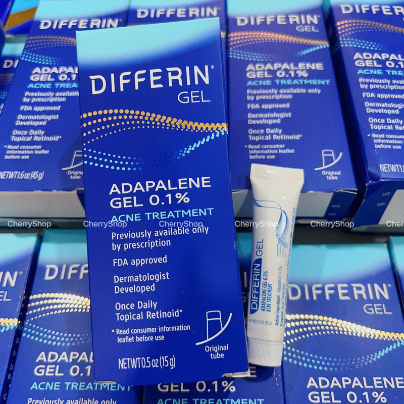 Gel giảm mụn bao bì mới của nhà Differin