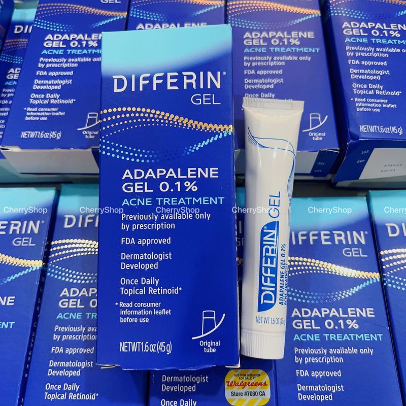 Gel giảm mụn bao bì mới của nhà Differin