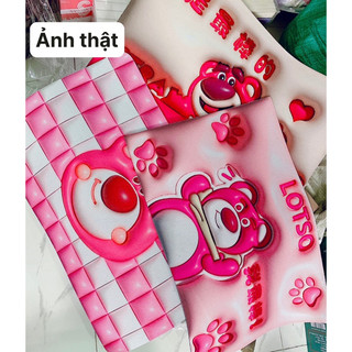 Set 3 Thảm Chân Gấu Dâu Losto