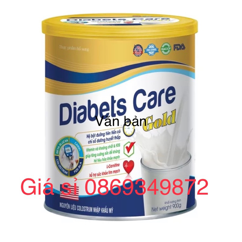 Hộp 900g Sữa tiểu đường Diabets Care Gold dùng được cho người huyết áp tim mạch tăng cường đề kháng [ Diabet Care Gold ]