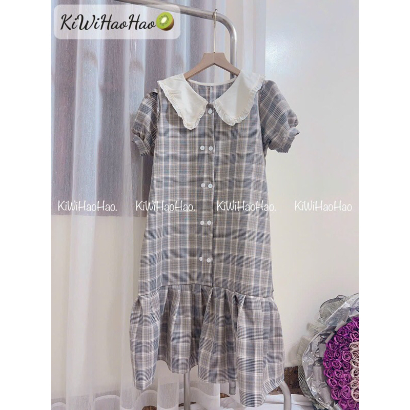 Váy kẻ đuôi cá