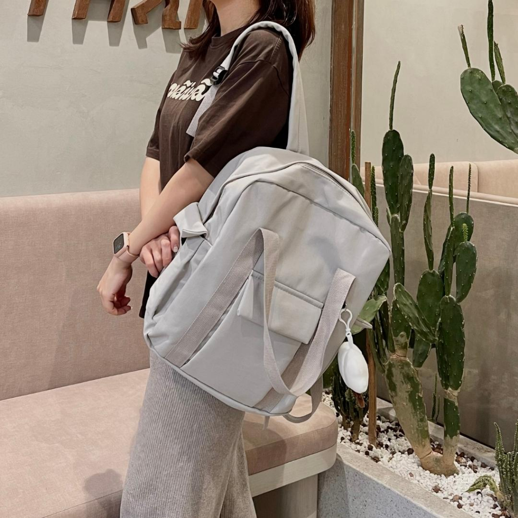 BL271 - Balo thời trang dáng Hàn Quốc - có túi xách - unisex