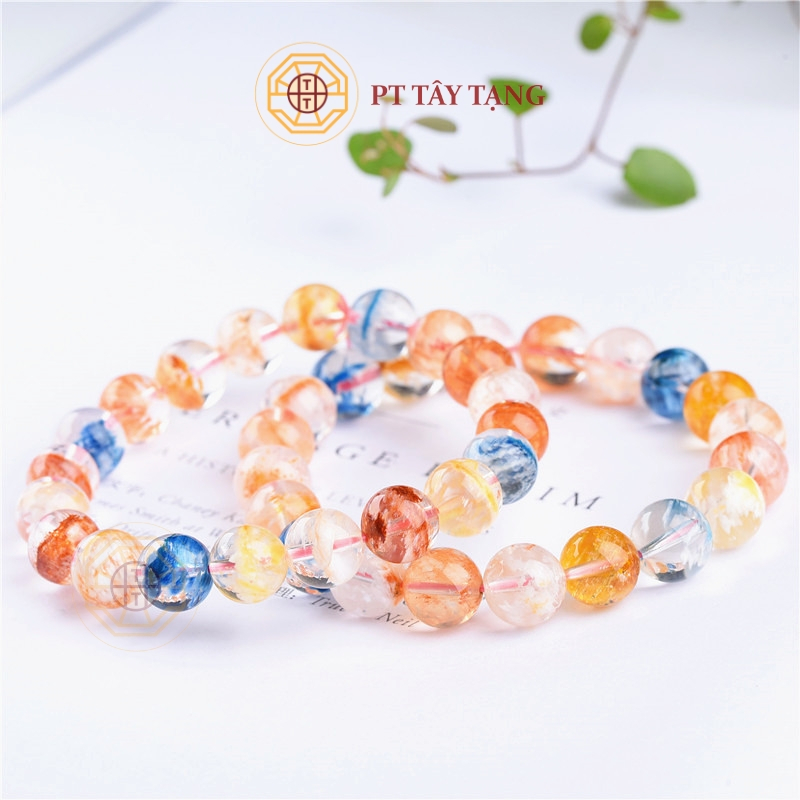 Vòng tay phong thủy Đá Ưu Liinh Đa Sắc 7A [Tất cả Mệnh] - Phong Thủy Tây Tạng