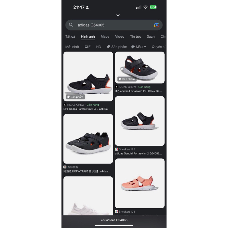 Giày sandal Adidas cho bé-size33