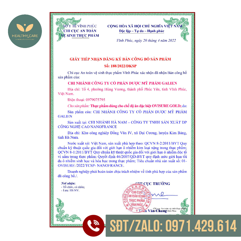 Combo 6 lon Sữa hạt xương khớp Ovisure Gold Mẫu Mới 2 Tem Chống Hàng Giả 650g  - giúp xương khớp dẻo dai