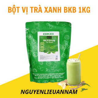 Bột vị trà xanh BKB 1kg pha trà sữa thơm ngon, chuẩn vị