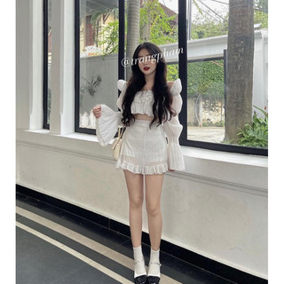 Set bèo kèm chân váy cực xinh