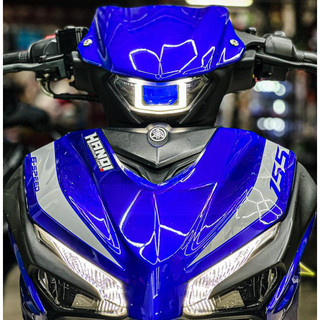 Full chóa cos - bi cầu led 1.5 ma racing vào chóa cos cho exciter155 vva - y16zr