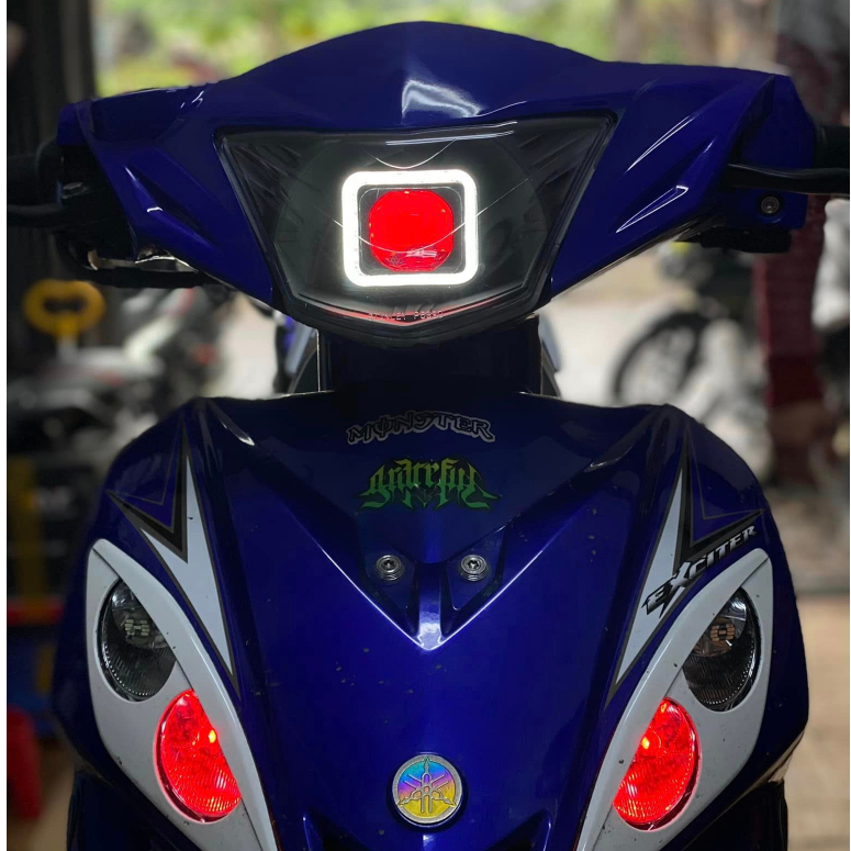 Full Chóa - Bi Cầu LED 1.5 MA Racing vào chóa cho exciter 2005 - 2010