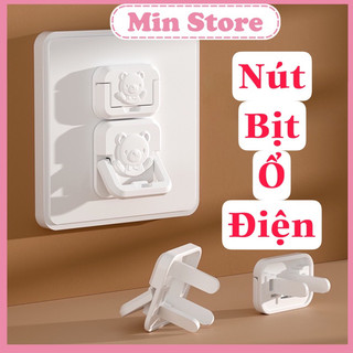 Nút bịt ổ điện 2 chân và 3 chân an toàn cho bé, nắp đậy ổ điện