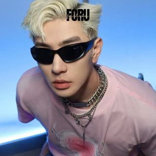 Kính mát Y2K babes phong cách unisex, kính râm Foru nhiều màu Hiphop ngầu cho nam nữ GK02