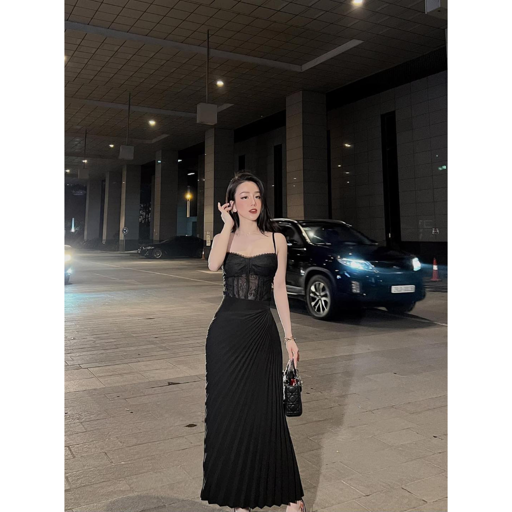 Chân Váy siêu xinh Vải Ruby xuất Hàn vải mịn mặc siêu thoải mái