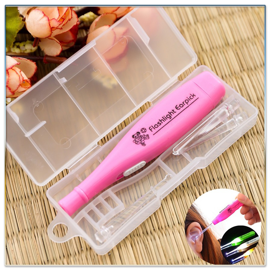 Dụng cụ lấy ráy tai cho bé có đèn soi tai,an toàn cho bé