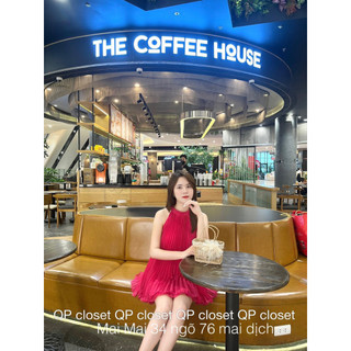 Set áo khoét vai mix short cạp chun dập ly