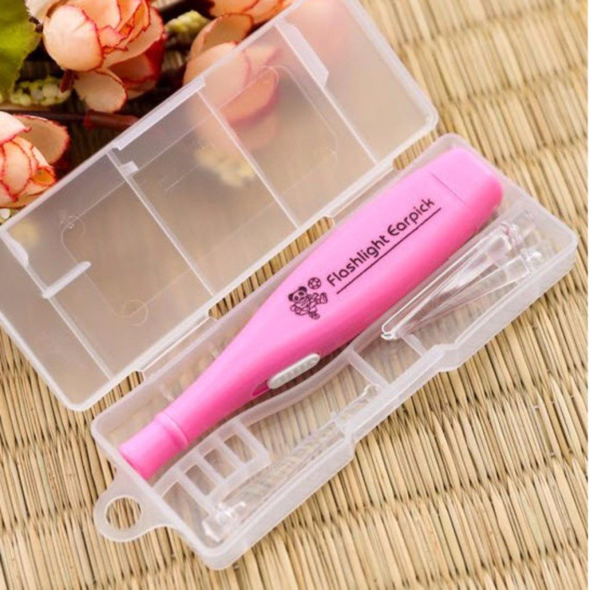 Dụng cụ lấy ráy tai cho bé có đèn soi tai,an toàn cho bé