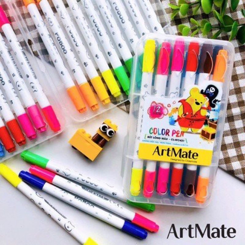 Bút Dạ Màu Cao Cấp Classmate Nét Mềm Mịn Tươi Sáng Tự Nhiên Hộp 24 Chiếc CL-WC431 CL-WC432 CL-WC433